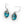 Load image into Gallery viewer, NIshapur Persian Turquoise Sterling Silver Earrings