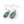 Load image into Gallery viewer, Nishapur Persian Turquoise Sterling Silver Earrings
