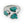 Load image into Gallery viewer, Kingman Turquoise Triple Nugget Sterling Silver Ring