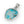 Load image into Gallery viewer, Kingman Turquoise Sterling Silver Pendant