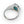 Load image into Gallery viewer, Kingman Turquoise Rough Sterling Silver Ring