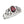 Load image into Gallery viewer, Garnet CZ Celtic Sterling Silver Ring