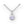 Load image into Gallery viewer, 925 Sterling Silver CZ Birthstone Gemstone Stainless Steel Necklace
