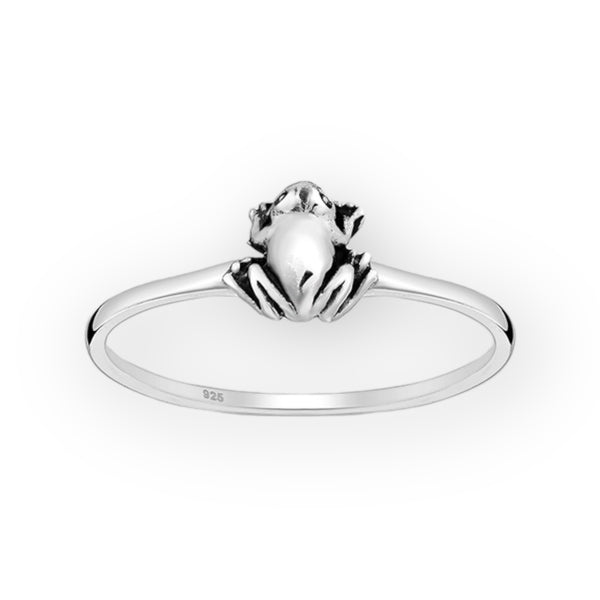 Little Frog Sterling Silver Ring