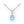 Load image into Gallery viewer, Gemstone Solitaire Sterling Silver Necklace