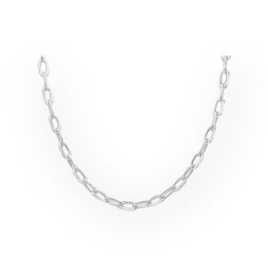 Aria Italian Paperclip Chain Necklace