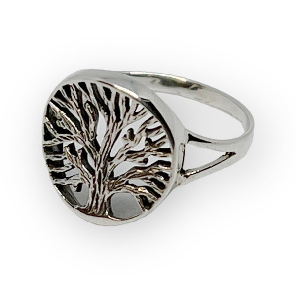 New Tree of Life Sterling Silver Ring