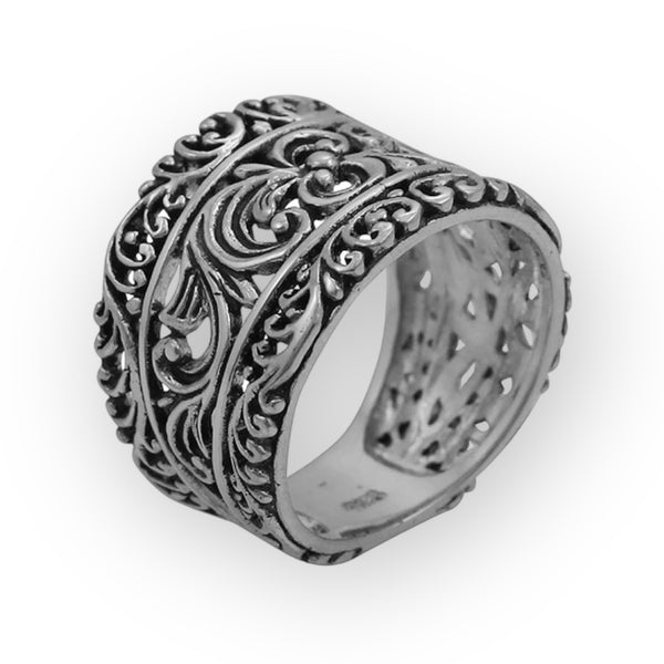 Bougainvillea Sterling Silver Ring