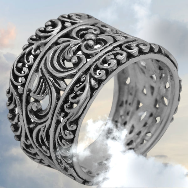 Bougainvillea Sterling Silver Ring
