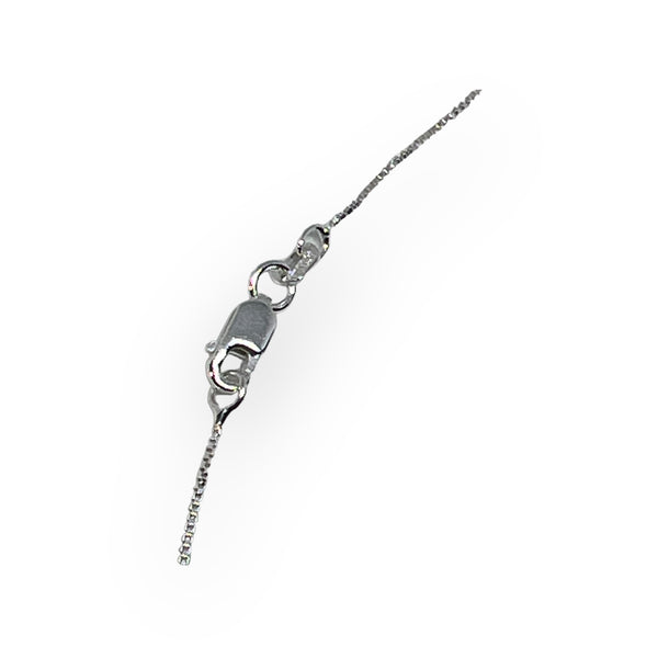 Lemurian Quartz with Moldavite Sterling Silver Pendant Necklace