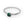 Petite Australian Round Black Opal Sterling Silver Ring