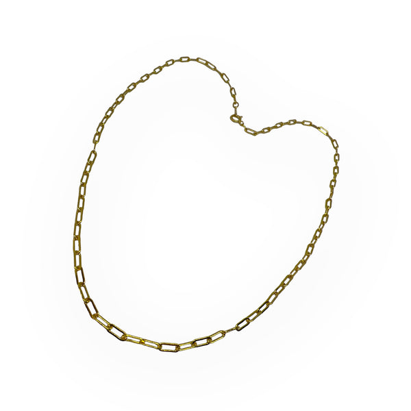 14kt Gold Fill Paperclip Chain Necklace