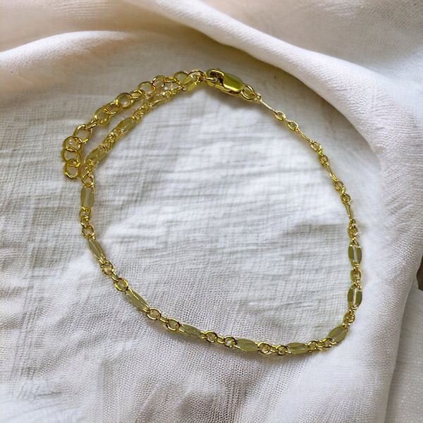14kt Gold Fill Lip Chain Bracelet