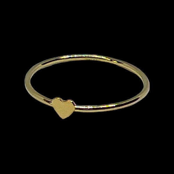 14kt Gold Fill Cute Heart Ring