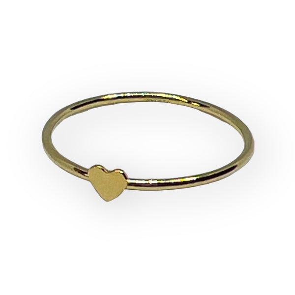 14kt Gold Fill Cute Heart Ring