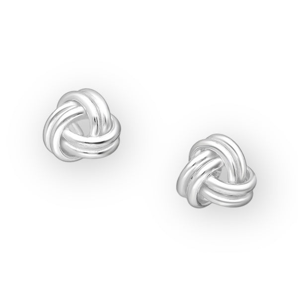 Sterling Silver Knot Earrings