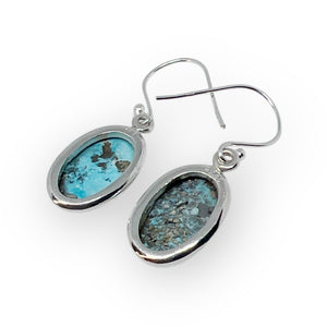 Nishapur Persian Turquoise Sterling Silver Earrings