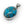 Nishapur Persian Turquoise Sterling Silver Pendant