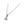 Trillion-Cut Natural Gemstone Necklace – .925 Sterling Silver Solitaire Pendant
