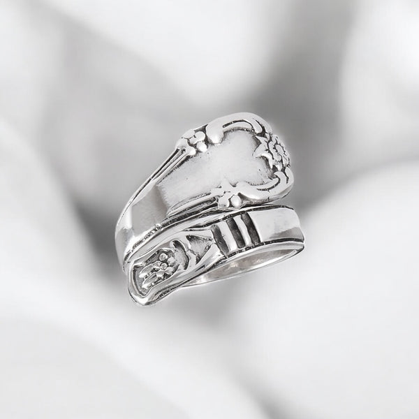 Victorian Sterling Silver Spoon Ring