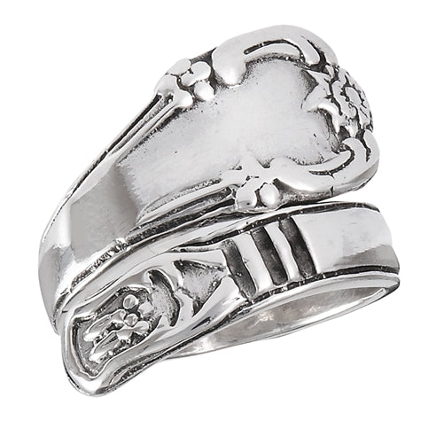Victorian Sterling Silver Spoon Ring