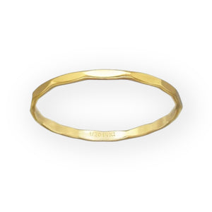 14kt Gold Fill Hammer Ring