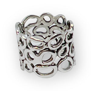 Bubbles Sterling Silver Ring