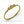 Petite Zirconia Golden Sterling Silver Ring