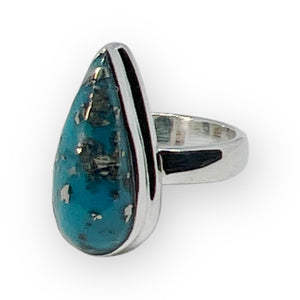 Nishapur  Persian Turquoise Sterling Silver Ring