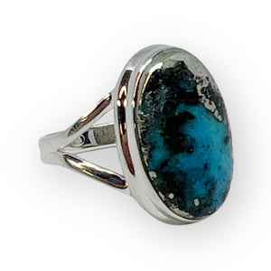 Nishapur Persian Turquoise Sterling Silver Ring