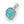 Kingman Turquoise Sterling Silver Pendant