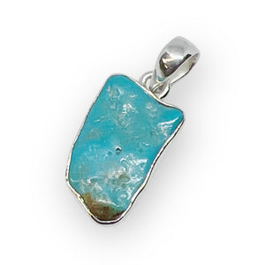 Kingman Turquoise Sterling Silver Pendant