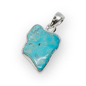 Kingman Turquoise Sterling Silver Pendant