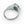 Kingman Turquoise Rough Sterling Silver Ring