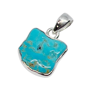 Kingman Turquoise Sterling Silver Pendant