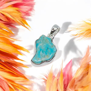 Kingman Turquoise Sterling Silver Pendant