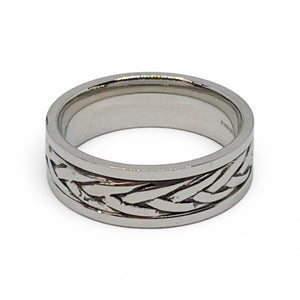 Weave Stainless Steel Spinning Ring
