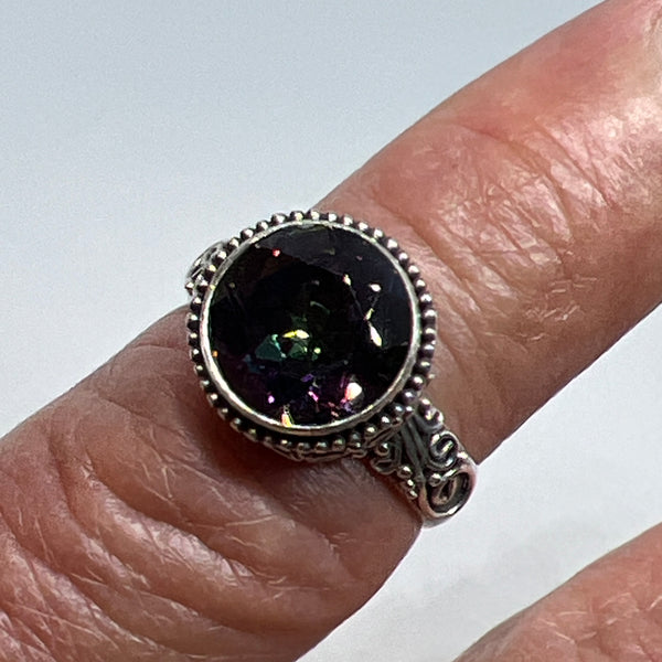 Mystic Topaz Statement Ring