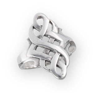 Celtic Weave Sterling Silver Ring
