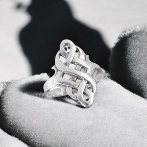 Celtic Weave Sterling Silver Ring