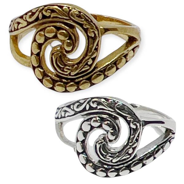 Fibonacci Sterling Silver Ring