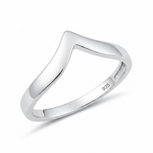 The Summit Chevron Ring - 925 Sterling Silver