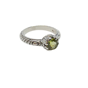 Royal Peridot Sterling Silver Ring