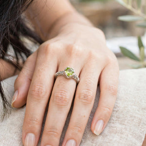 Royal Peridot Sterling Silver Ring