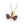 Golden Tourmaline Gemstone Butterfly Pendant Necklace