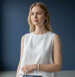 Lustrous Rice Pearl Bracelet