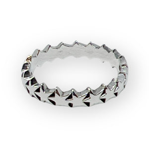 Seeing Stars Sterling Silver Ring