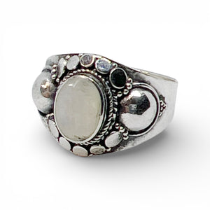 Ethereal Moonstone Statement Ring