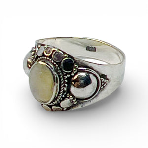 Ethereal Moonstone Statement Ring