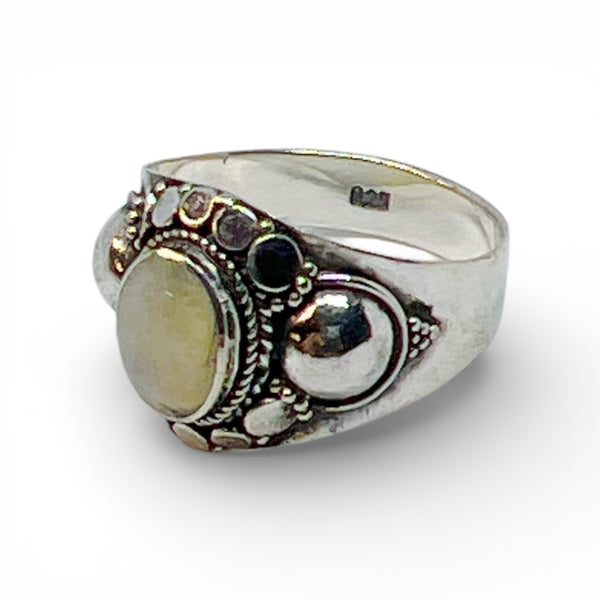 Ethereal Moonstone Statement Ring